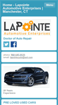 Mobile Screenshot of lapointeautomotiveenterprises.com